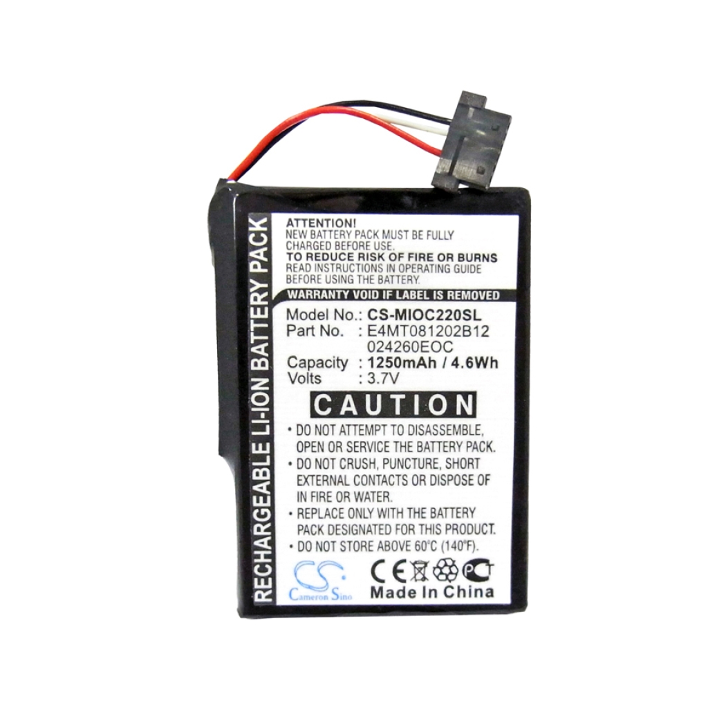 Akkumulátorok a navigációhoz (GPS) Pioneer CS-MIOC220SL