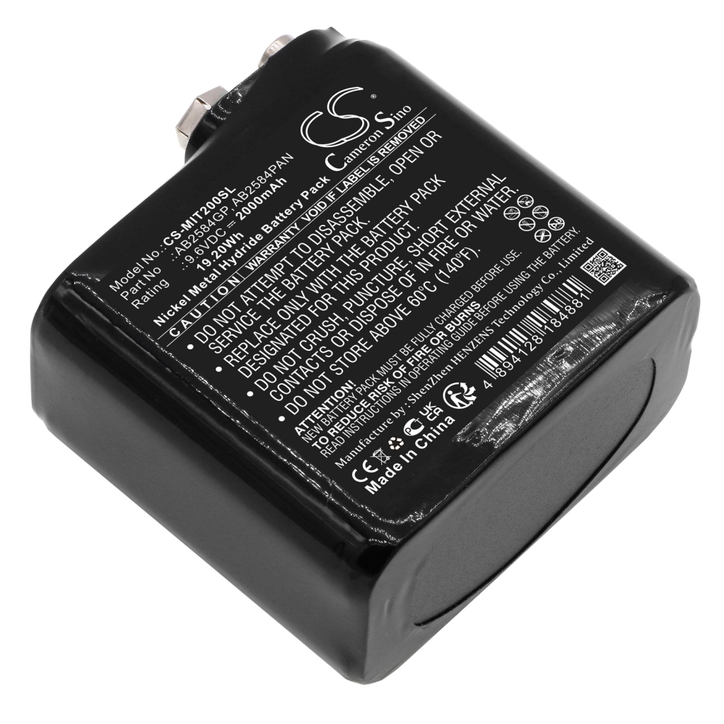 Kompatibilis akkumulátor csere Megger AB2584 GP,AB2584GP,AB2584PAN