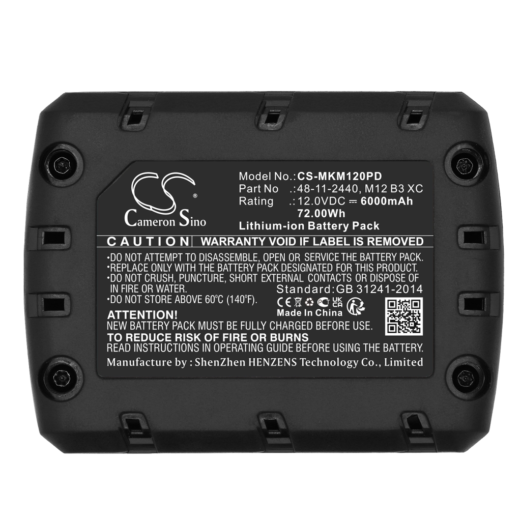 Battery industrial Milwaukee M12BDD-402C