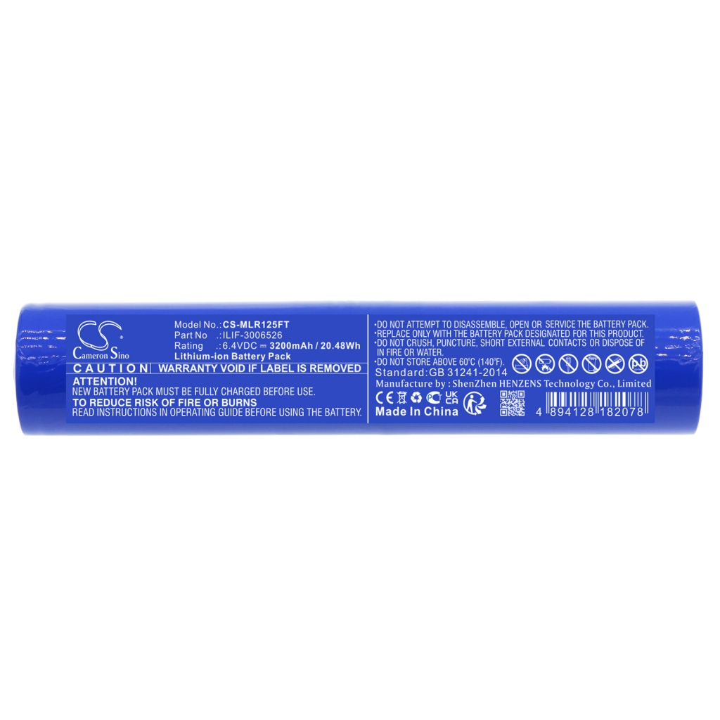 Kompatibilis akkumulátor csere Maglite ILIF-3006526