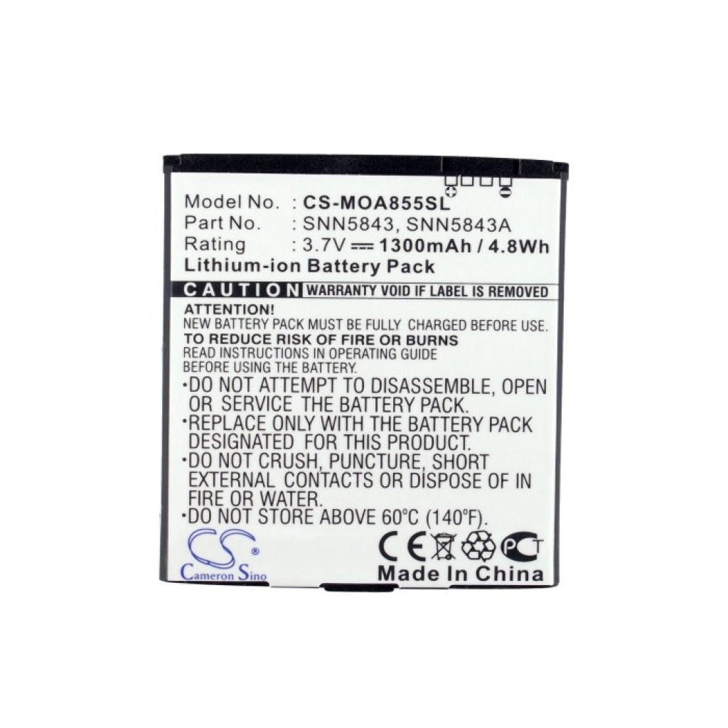 Kompatibilis akkumulátor csere Motorola BP6X,SNN5843,SNN5843A