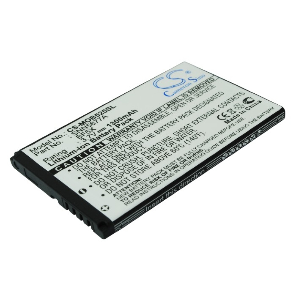Kompatibilis akkumulátor csere Motorola BF5X,SNN5877A