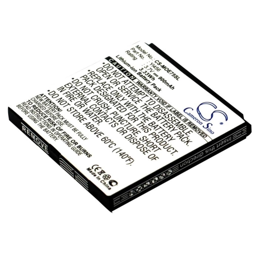 Akkumulátorok kompatibilis a következőkkel Motorola VE75 VE75 CS-MOE75SL