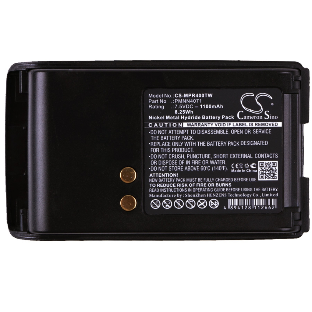 Akkumulátorok Akkumulátorok rádiókhoz CS-MPR400TW