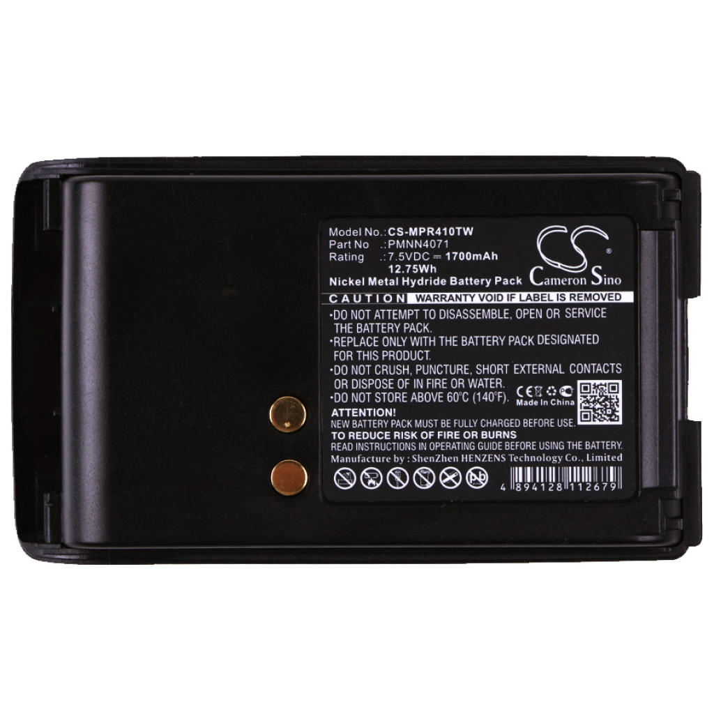 Akkumulátorok Akkumulátorok rádiókhoz CS-MPR410TW