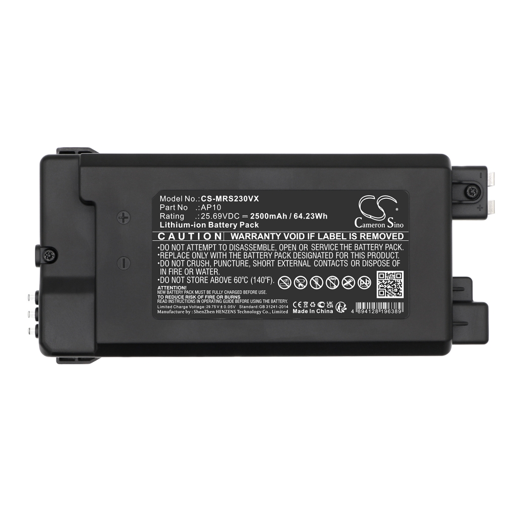 Kompatibilis akkumulátor csere Miele AP10,HX-LA 21