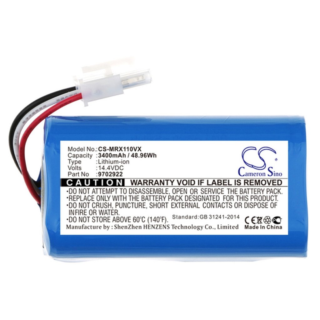 Kompatibilis akkumulátor csere Miele 9702922
