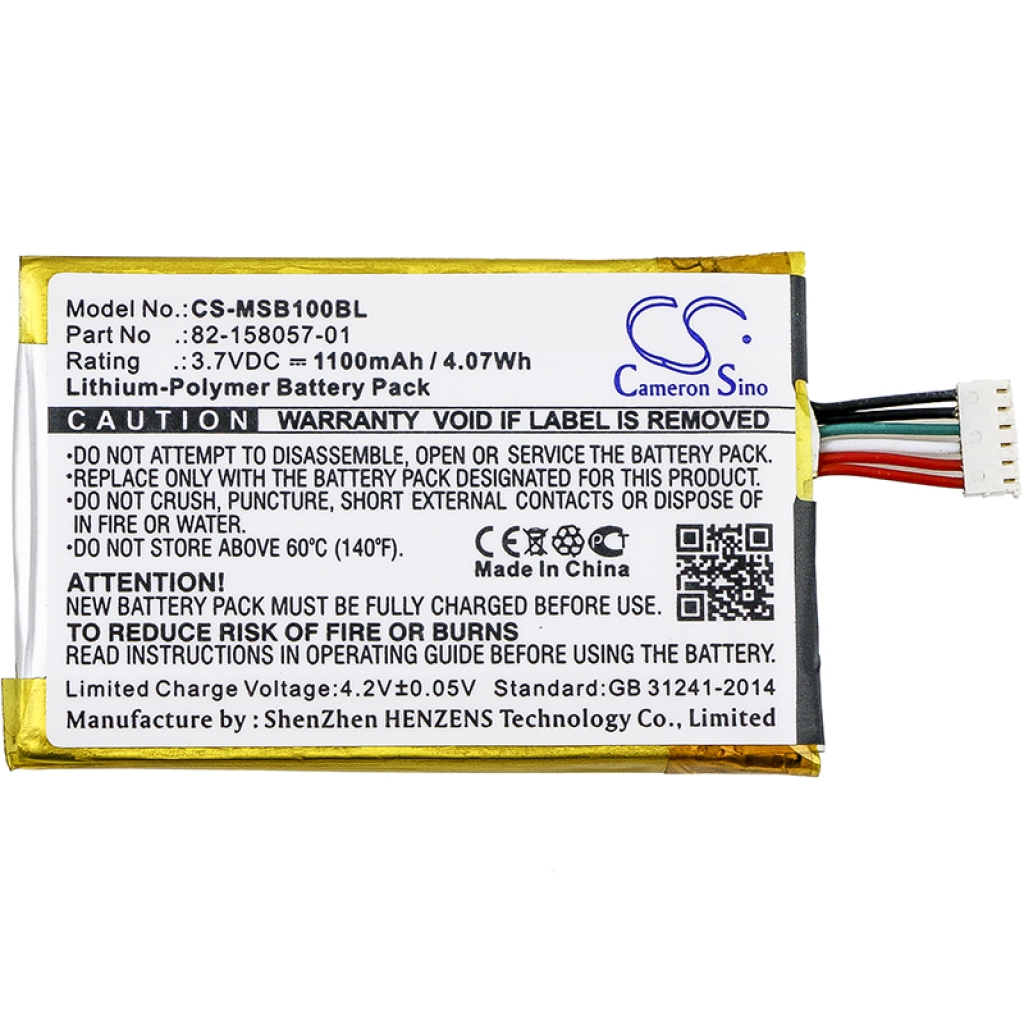 Kompatibilis akkumulátor csere Motorola 82-158057-01