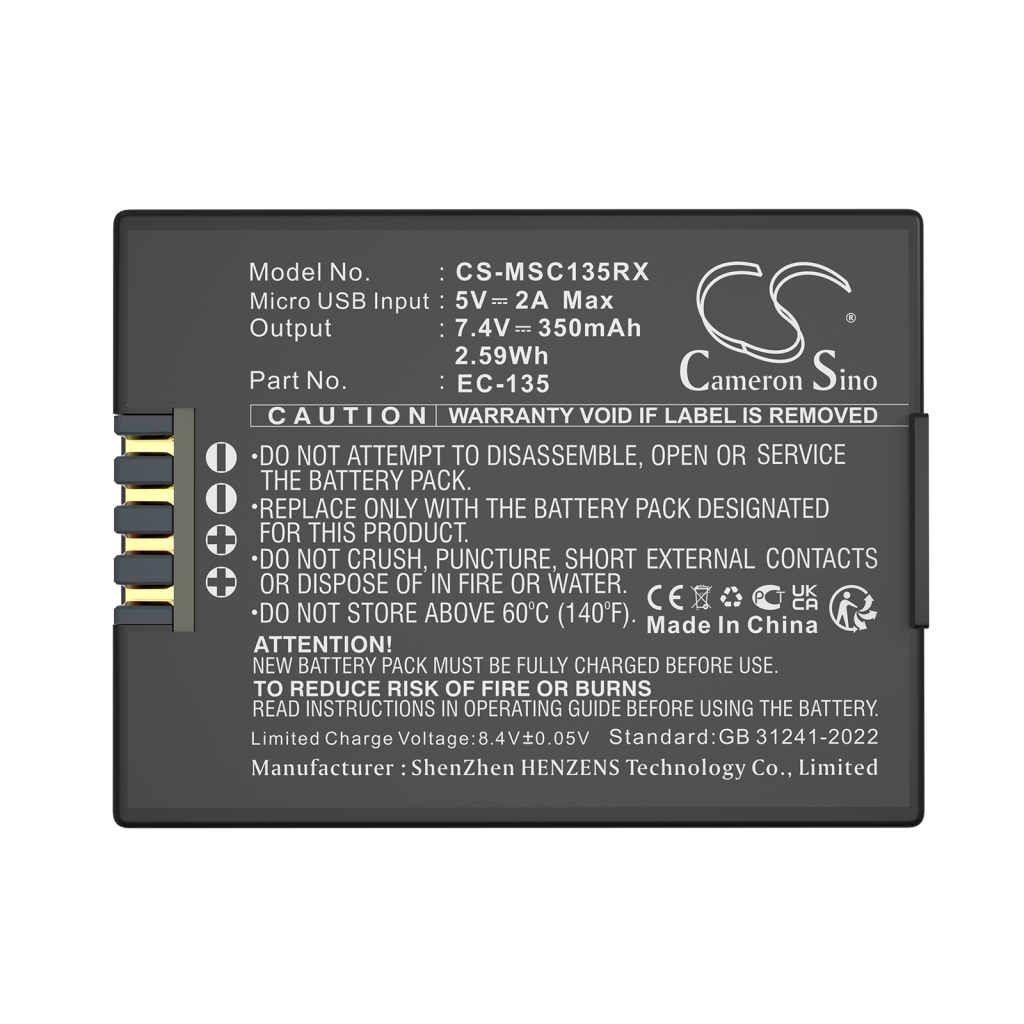 Akkumulátorok Akkumulátor drónokhoz CS-MSC135RX