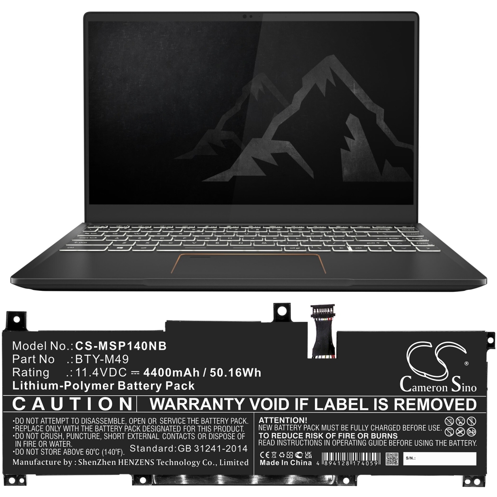 MSI Modern 14 B10RAS(MS-14D1)