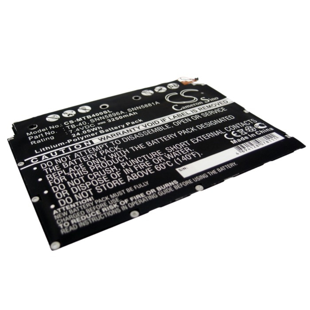 Akkumulátorok tablettákhoz Motorola XOOM MZ601 (CS-MTB400SL)