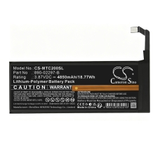 Kompatibilis akkumulátor csere Meta 890-02297-B