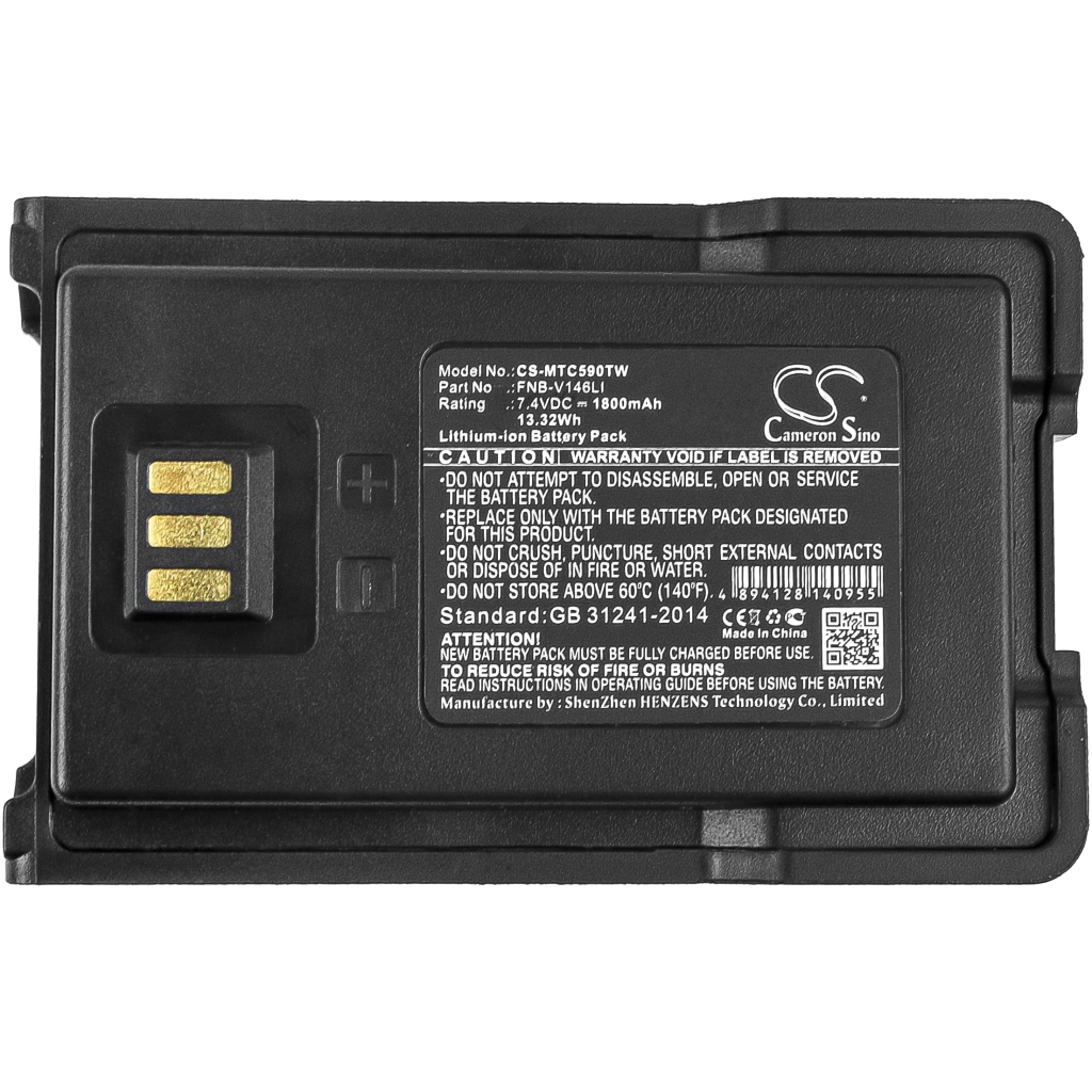 Akkumulátorok rádiókhoz Motorola EVX-C51 (CS-MTC590TW)
