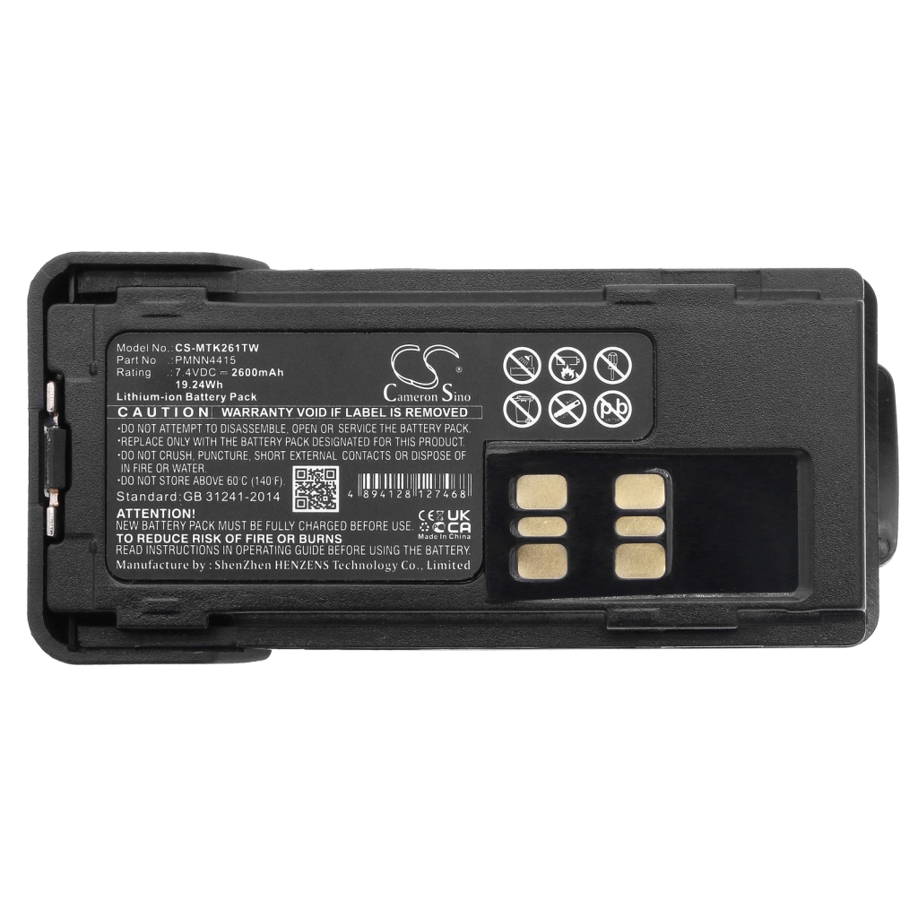 Akkumulátorok Akkumulátorok rádiókhoz CS-MTK261TW