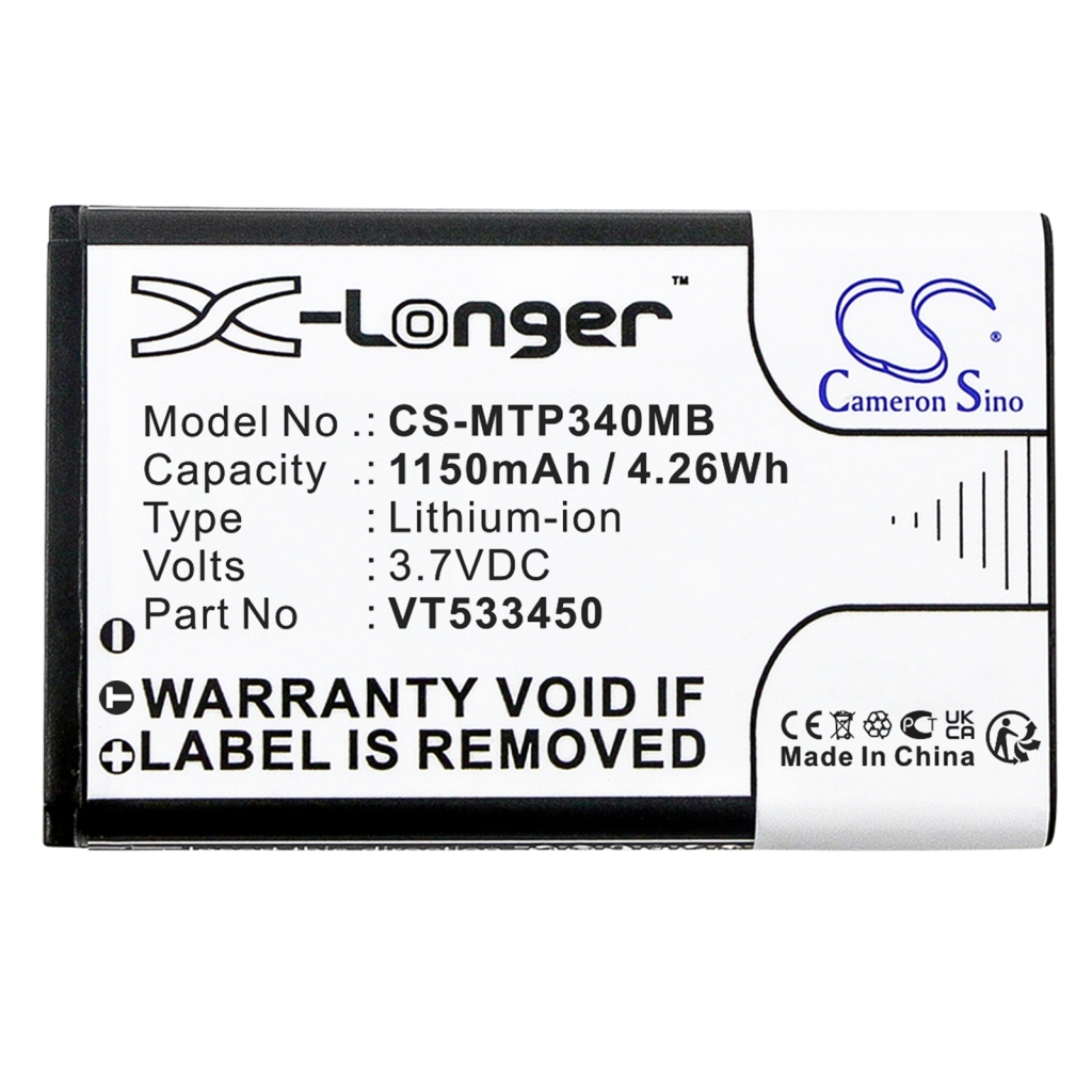 Kompatibilis akkumulátor csere Motorola VT533450