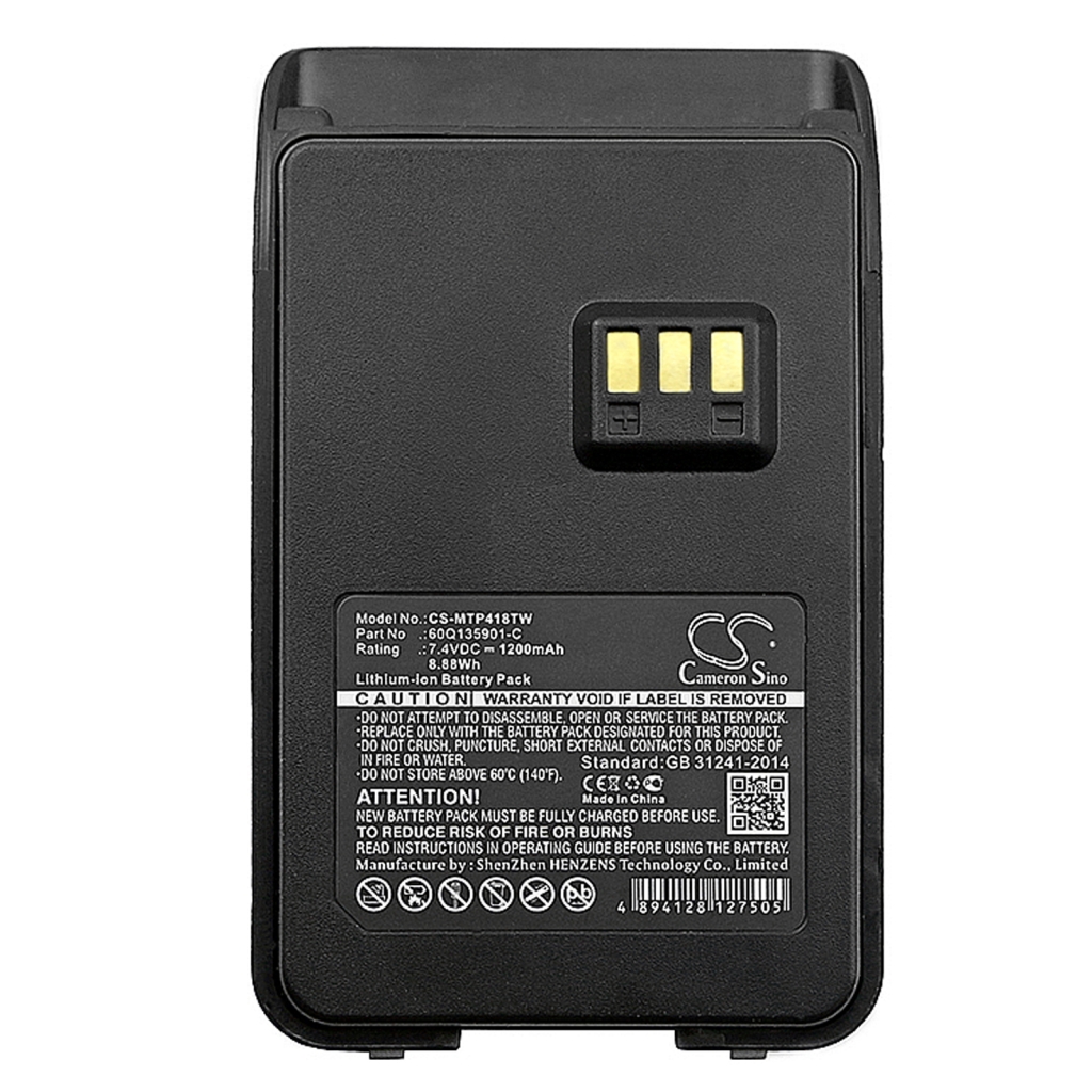 Akkumulátorok rádiókhoz Motorola SMP-458 (CS-MTP418TW)