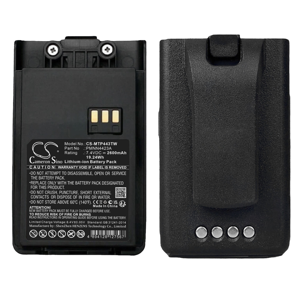 Akkumulátorok Akkumulátorok rádiókhoz CS-MTP443TW
