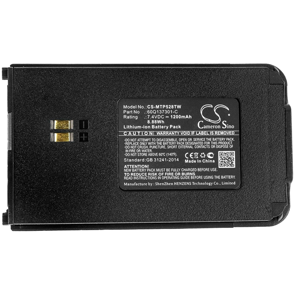 Akkumulátorok Akkumulátorok rádiókhoz CS-MTP528TW