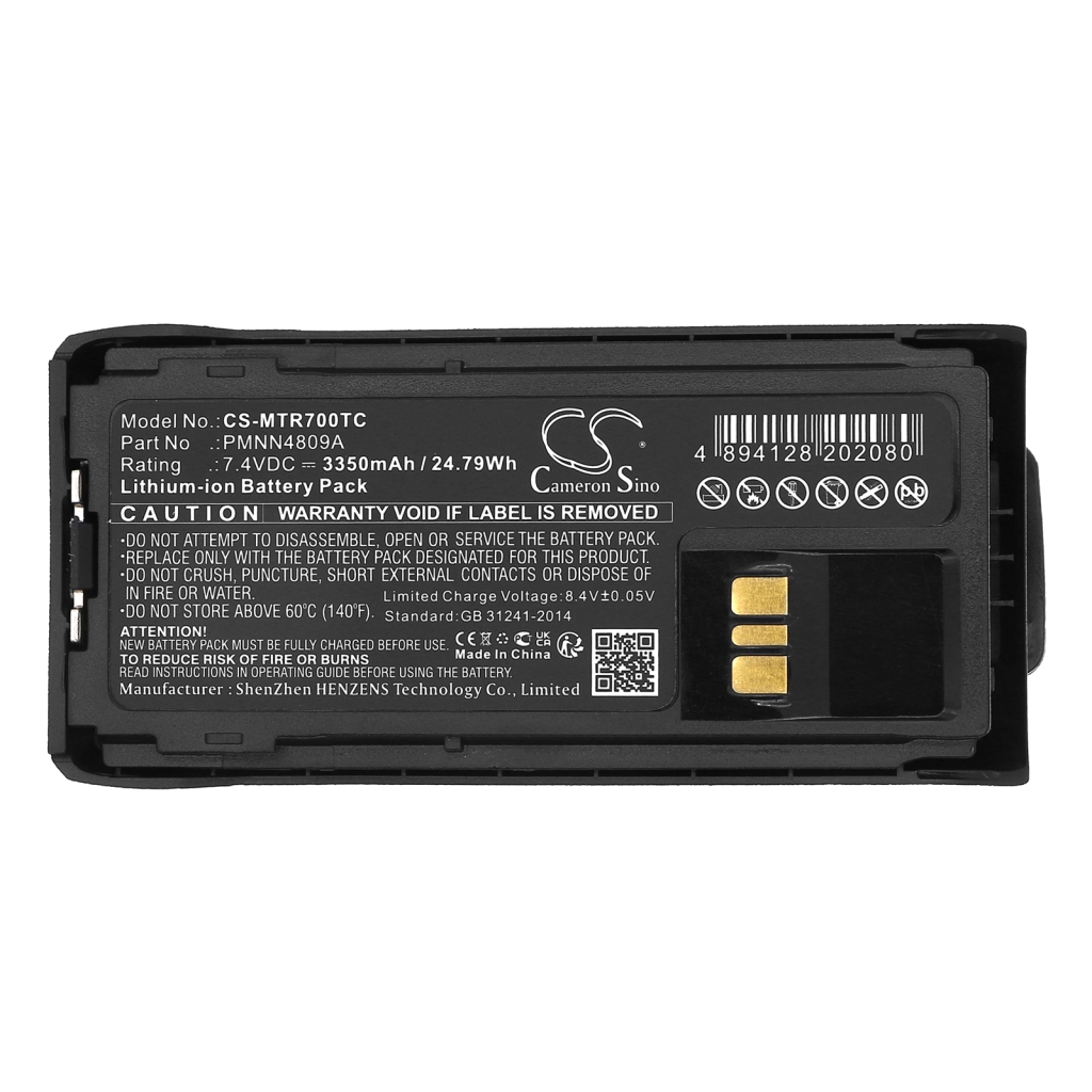 Akkumulátorok Akkumulátorok rádiókhoz CS-MTR700TC