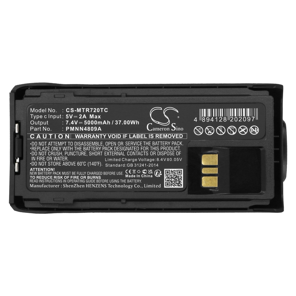 Akkumulátorok Akkumulátorok rádiókhoz CS-MTR720TC
