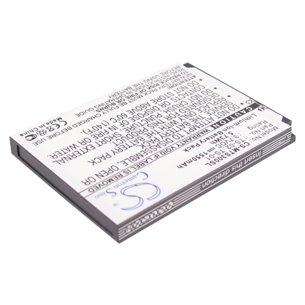 Akkumulátorok Helyettesíti a TS-02
