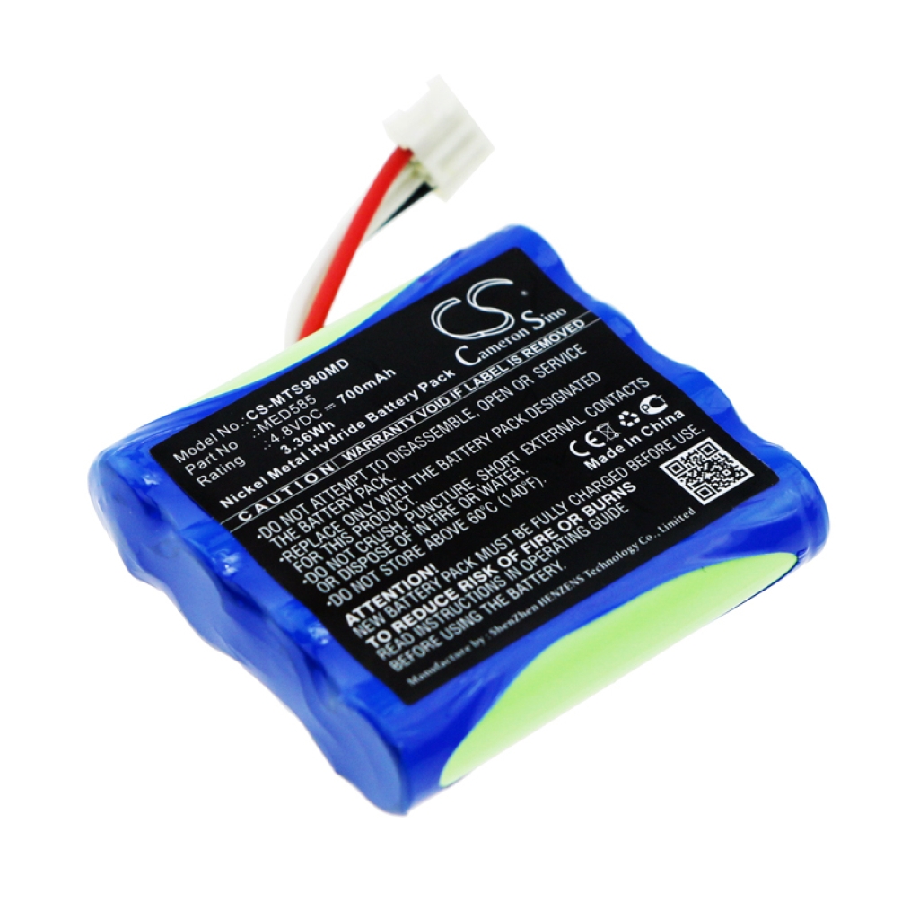 Akkumulátorok orvostechnikai eszközökhöz Thoughttech MyoTrac (CS-MTS980MD)