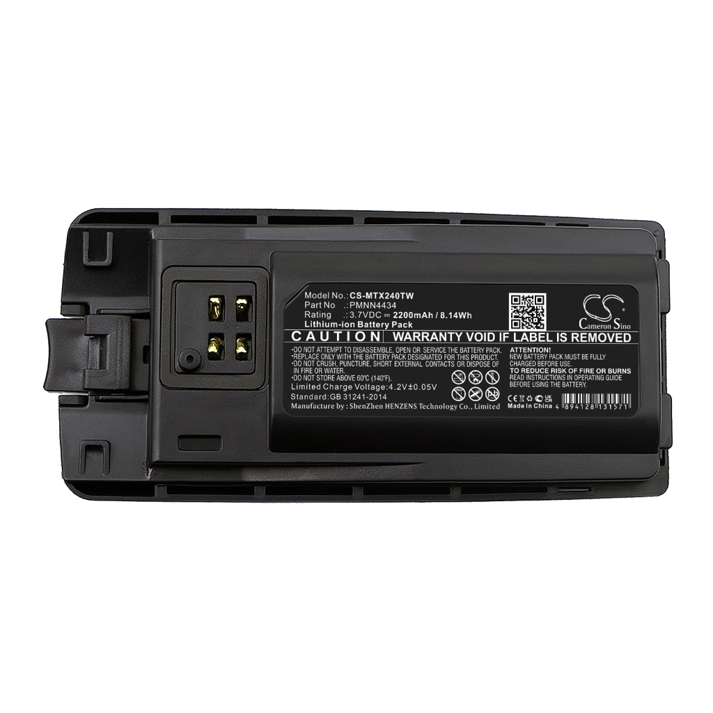 Akkumulátorok rádiókhoz Motorola XT220 (CS-MTX240TW)