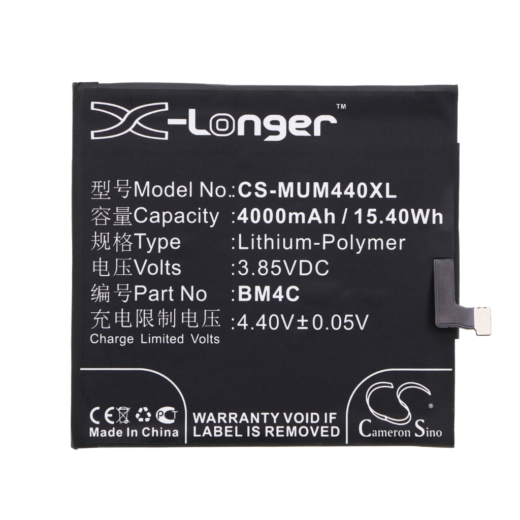 Kompatibilis akkumulátor csere Xiaomi BM4C