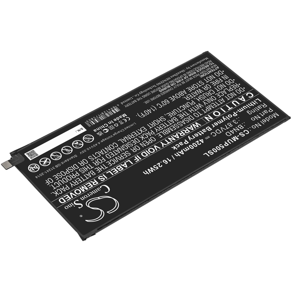Kompatibilis akkumulátor csere Xiaomi BN4D