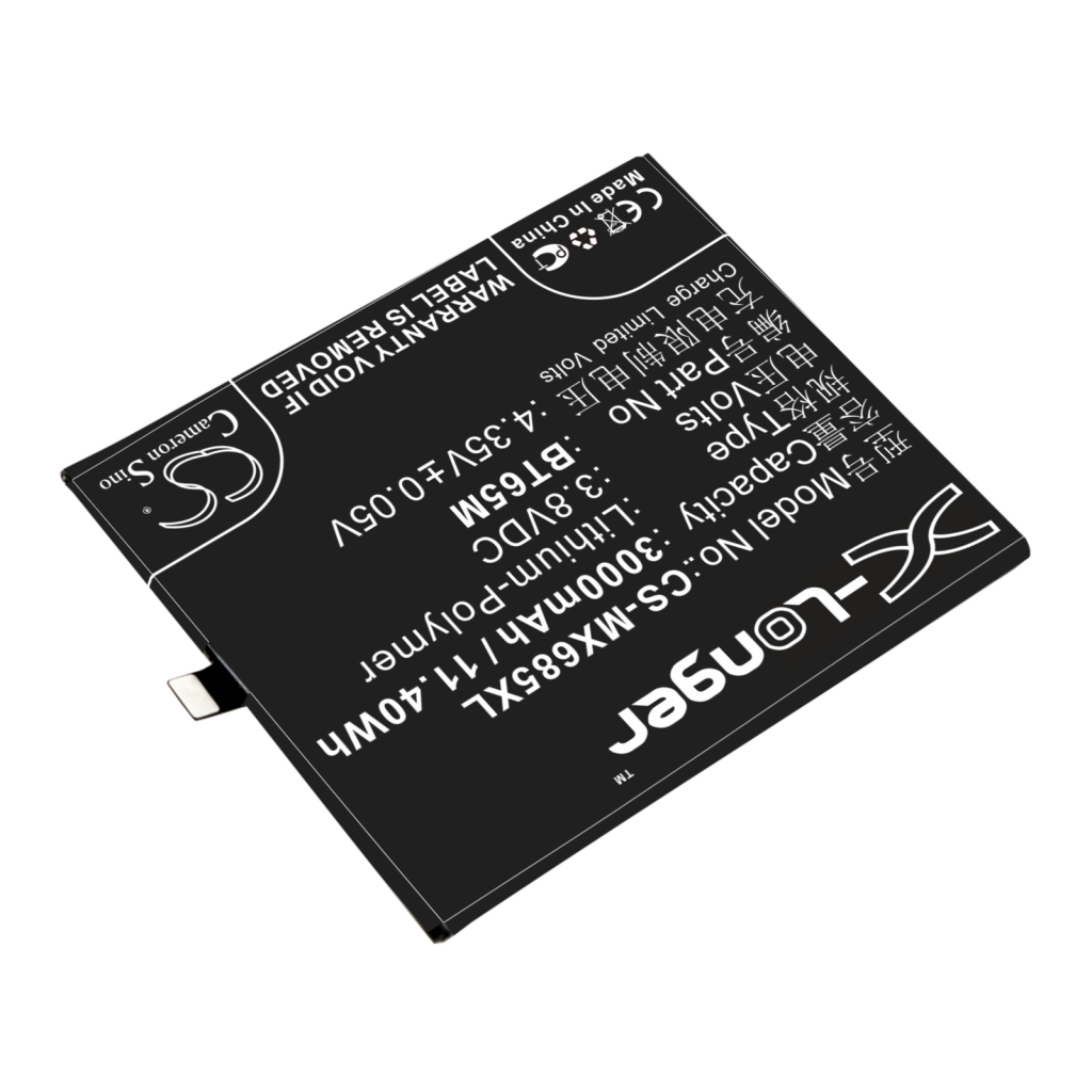 Kompatibilis akkumulátor csere MeiZu BT65M