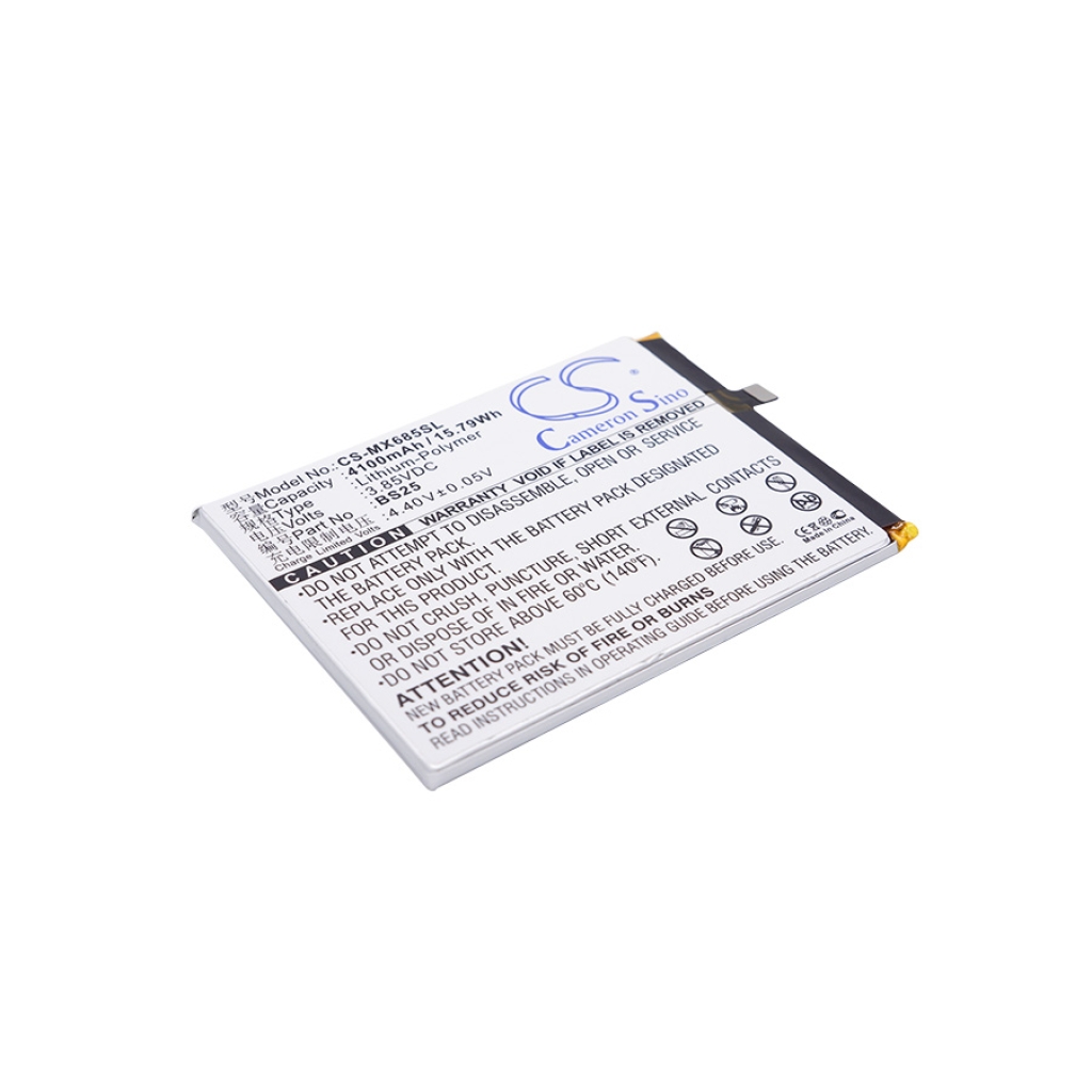 Kompatibilis akkumulátor csere MeiZu BS25