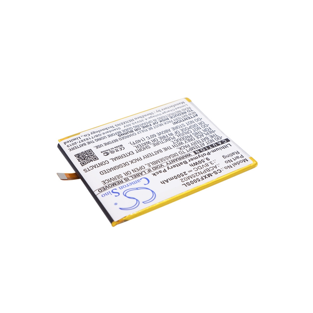 Akkumulátor kompatibilis a következőkkel Micromax CS-MXF500SL