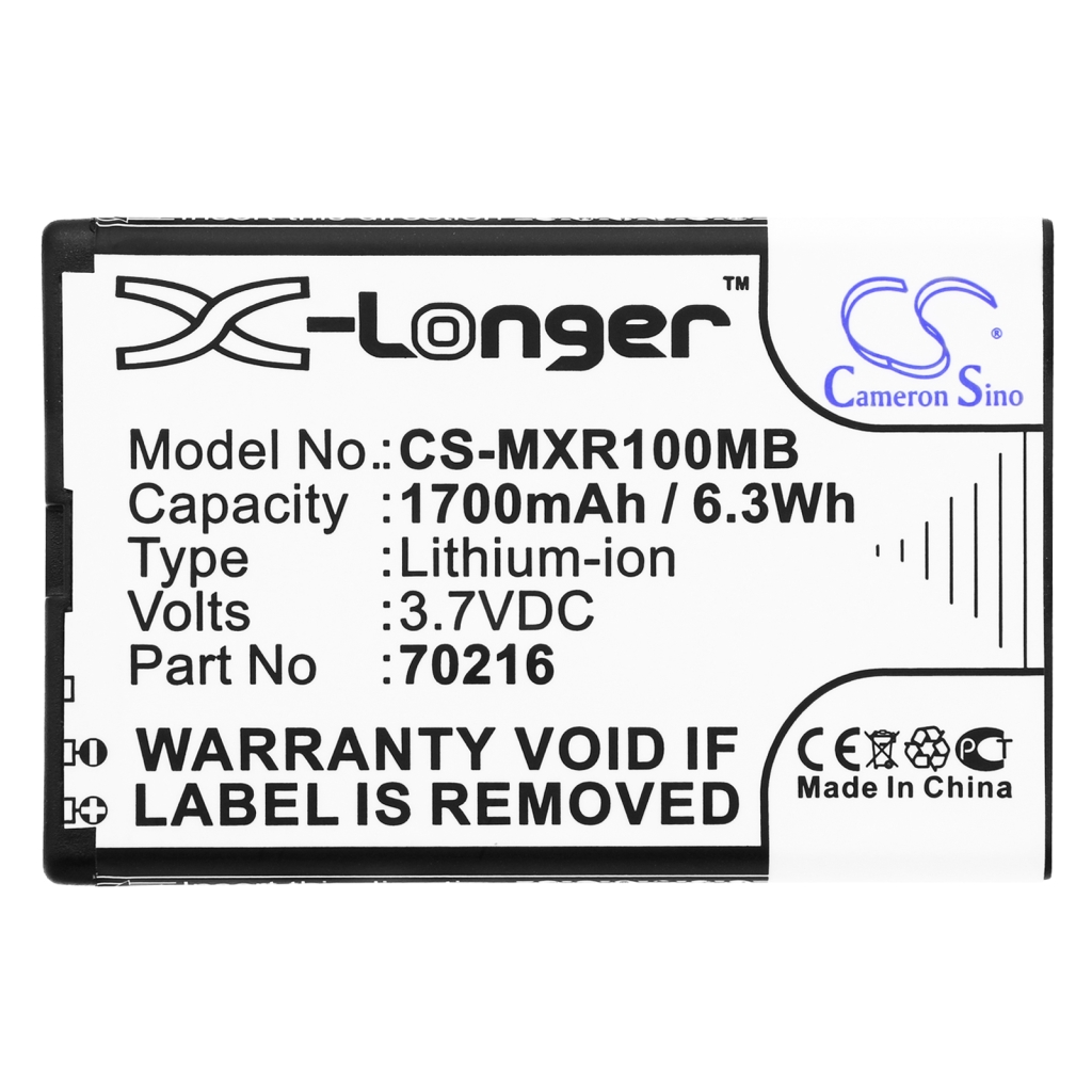 Kompatibilis akkumulátor csere Mobi 70216,R001710000