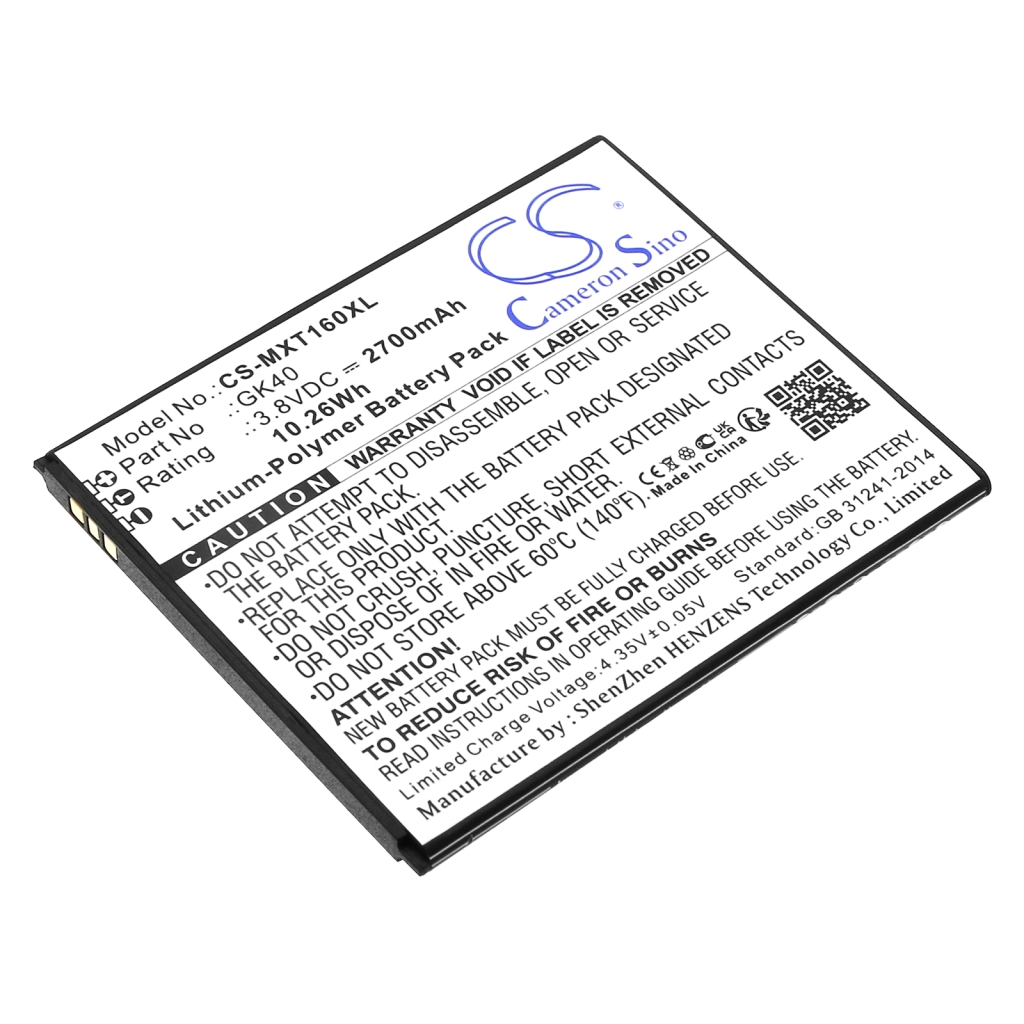 Kompatibilis akkumulátor csere Motorola GK40,SNN5967A,SNN5967B