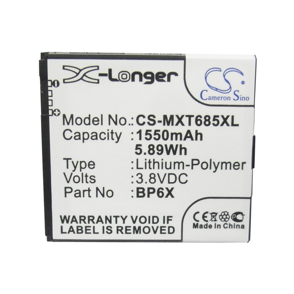 Kompatibilis akkumulátor csere Motorola HP6X,SNN5891A