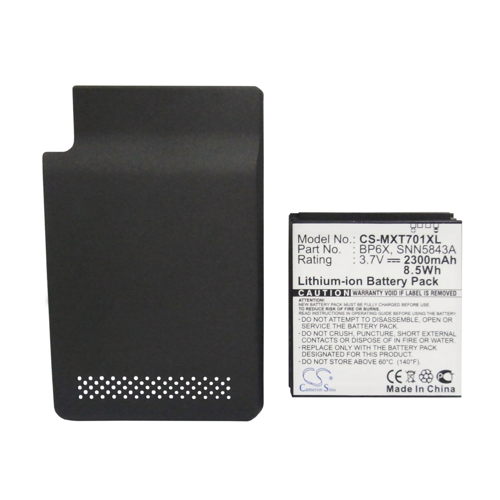 Kompatibilis akkumulátor csere Motorola BP6X,SNN5843,SNN5843A