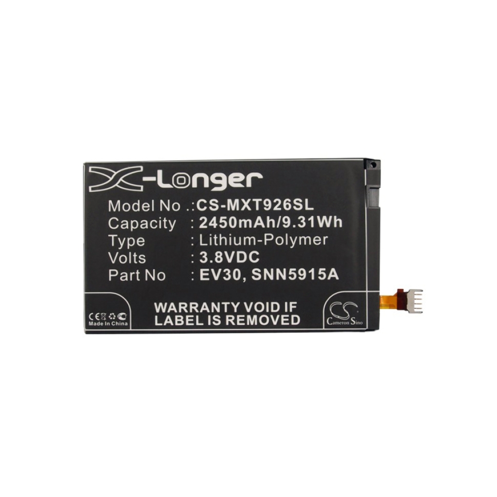 Kompatibilis akkumulátor csere Motorola EV30,SNN5915A,SNN5915B