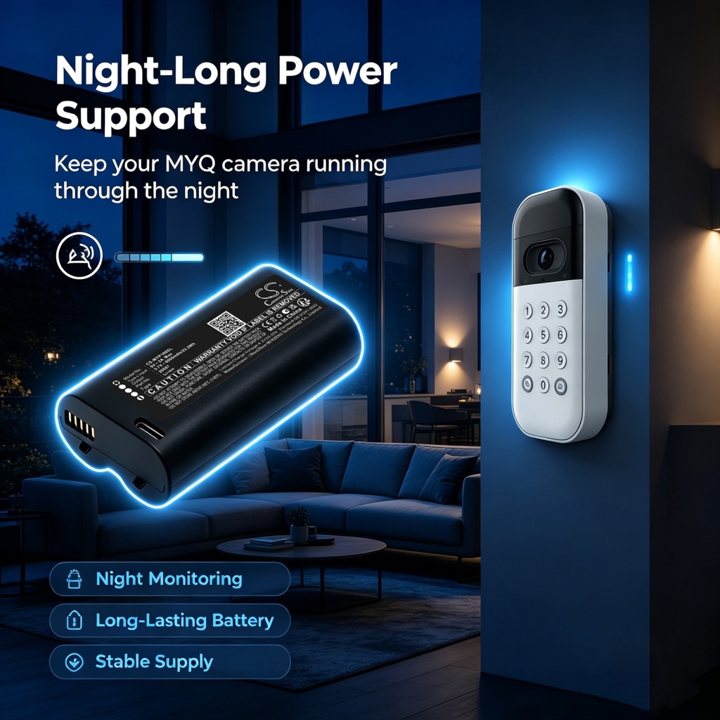 Akkumulátorok kompatibilis a következőkkel MYQ LiftMaster Wireless Video Keypad CS-MYP100SL