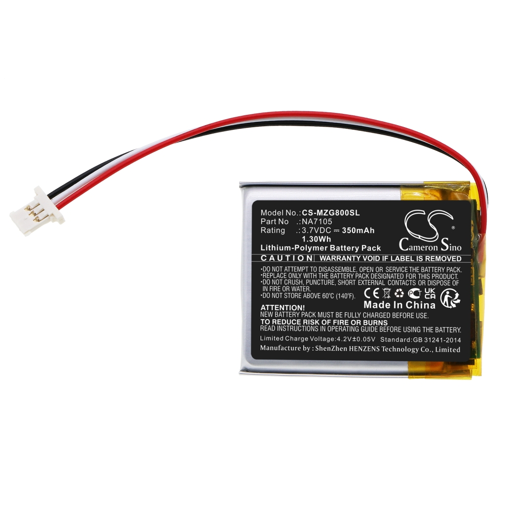 Távirányító elemek Mgi CS-MZG800SL