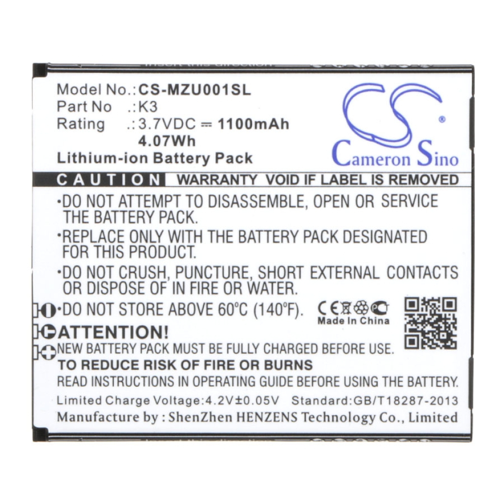 Battery compatible with Navon