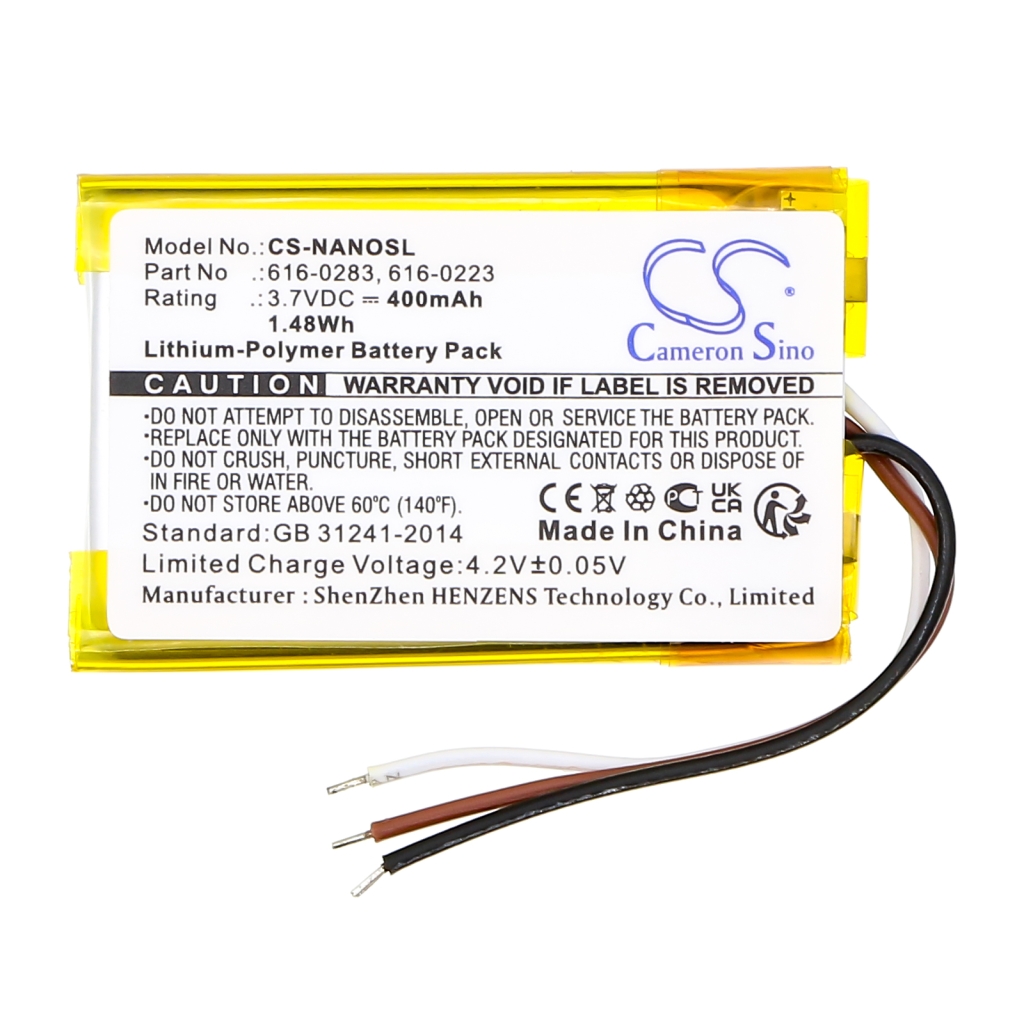 Elemek MP3-lejátszókhoz Apple CS-NANOSL