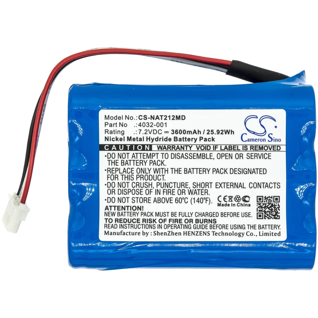 Akkumulátorok orvostechnikai eszközökhöz Nonin Avant pulse oximeter 9600 (CS-NAT212MD)