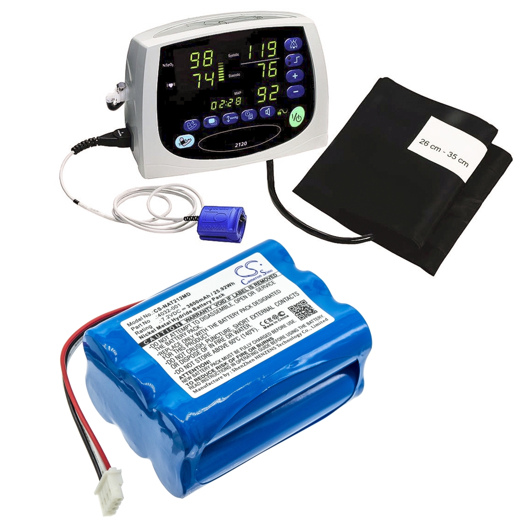 Akkumulátorok orvostechnikai eszközökhöz Nonin Avant pulse oximeter 9600 (CS-NAT212MD)