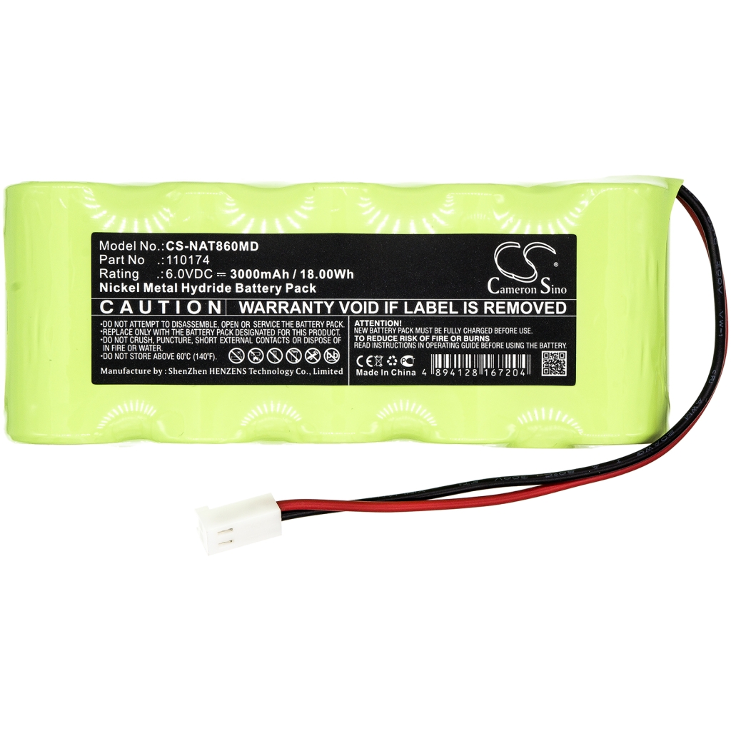 Akkumulátorok orvostechnikai eszközökhöz Nonin 1040 (CS-NAT860MD)