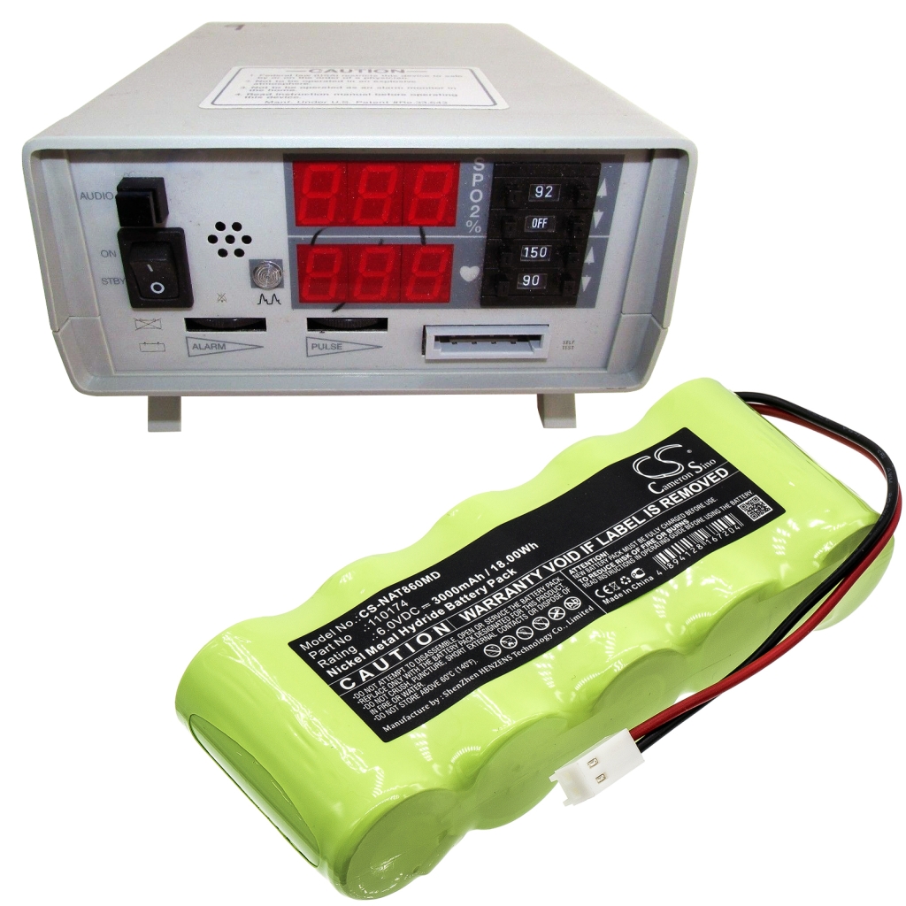 Akkumulátorok orvostechnikai eszközökhöz Nonin 1040 (CS-NAT860MD)