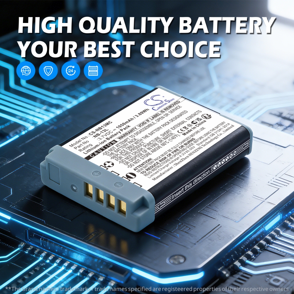 Battery for Canon PowerShot SX740HS