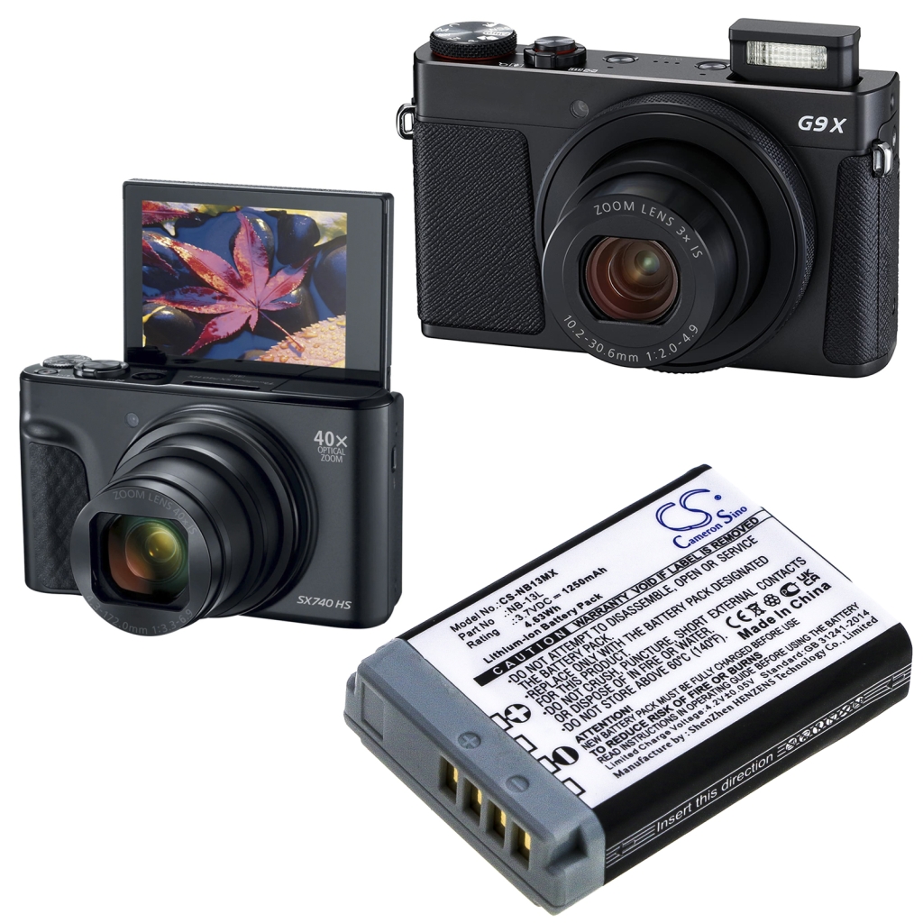 Fényképezőgép akkumulátorok Canon PowerShot SX730HS
