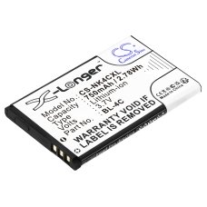 Kompatibilis akkumulátor csere SVP BBA-07,BK-BL-4C,BL-4C,C4C08T,C4C50T...