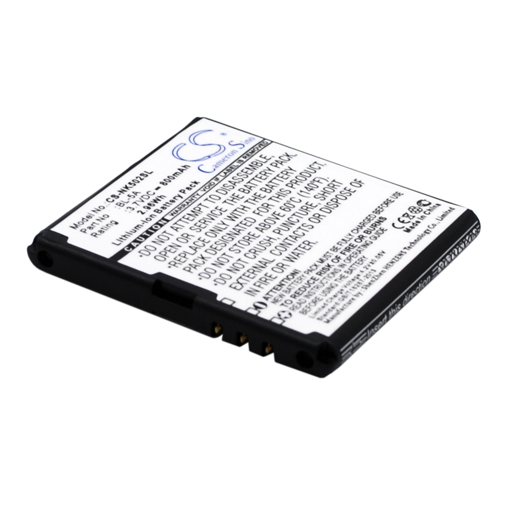 Kompatibilis akkumulátor csere Nokia BL-5A