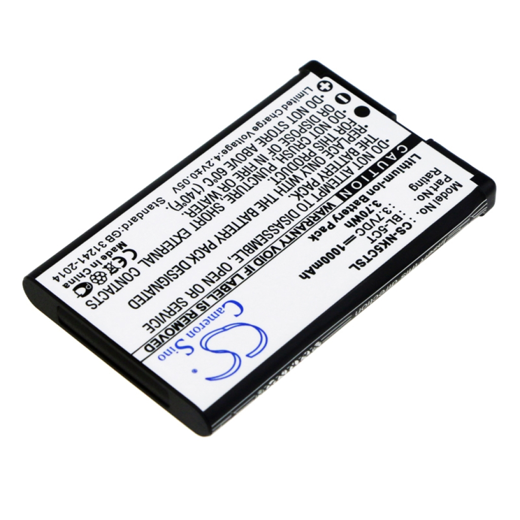 Kompatibilis akkumulátor csere Nokia BL-5CT